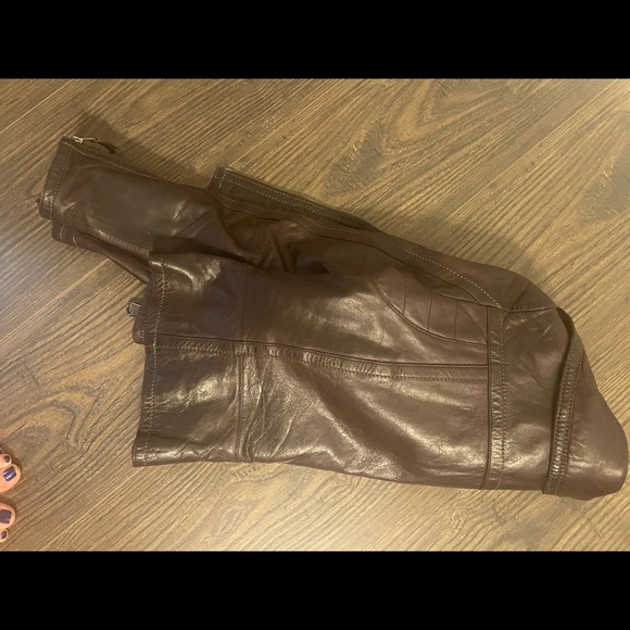 Burberry limited edition leather jacket lambskin size 2-4 biker - Picture 9 of 9